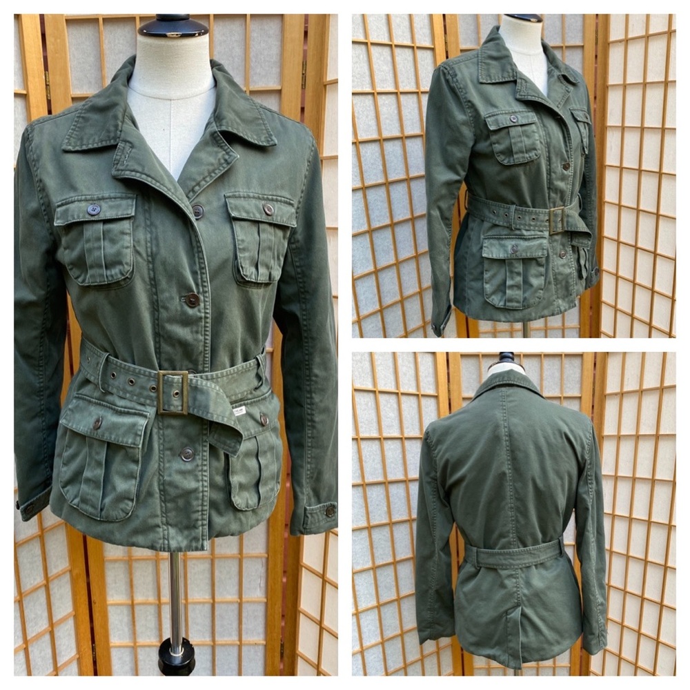 Field & Stream Green Utility Jacket SZ S